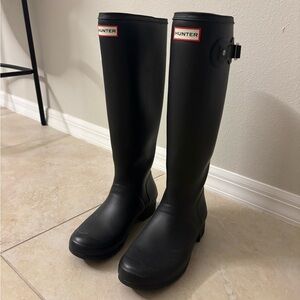 Hunter Women's Classic Black Tall Rain Boots